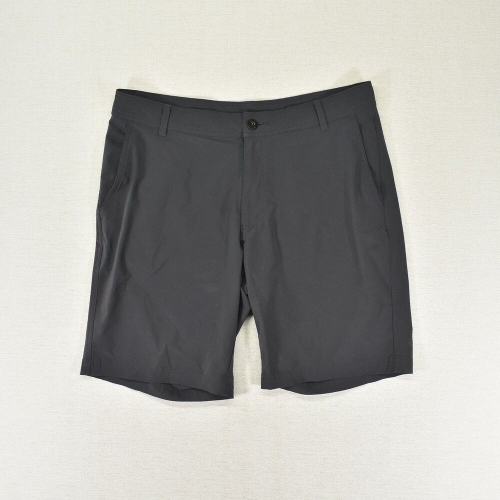 Columbia Mens 34 Dark Gray Performance Shorts Omni-Shade Hiking Outdoor 10" L